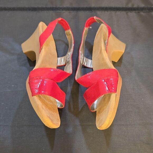 AEROSOLES WOMAN'S WITH ELASTIC BAND WEDGE SANDAL - Picture 13 of 13